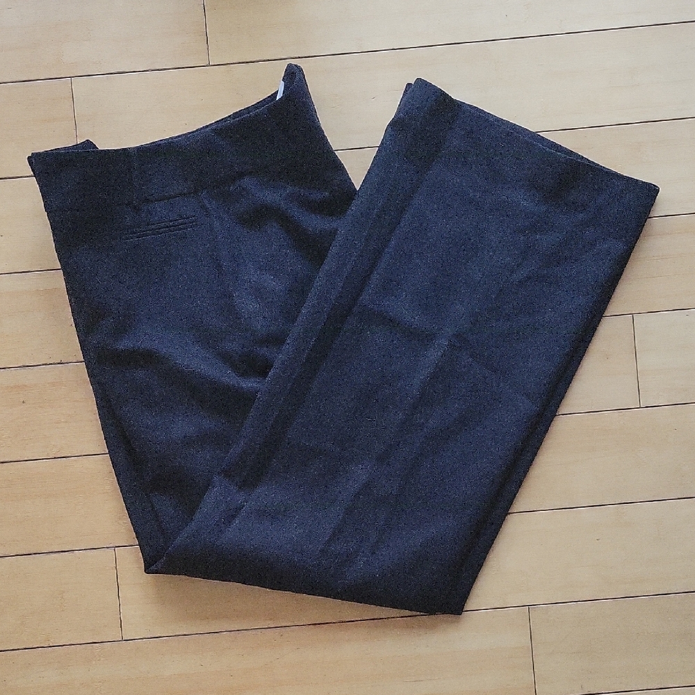 • Ann Taylor LOFT • Dark Grey Wool Women's Professional Pants